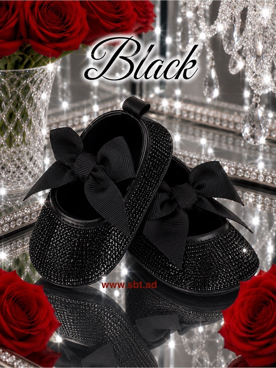 Sparkling Bling Things Other - NWT Cute Baby Girl Shoes Sparkling Bling Swarovski Rhinestone Mary Jane Flats